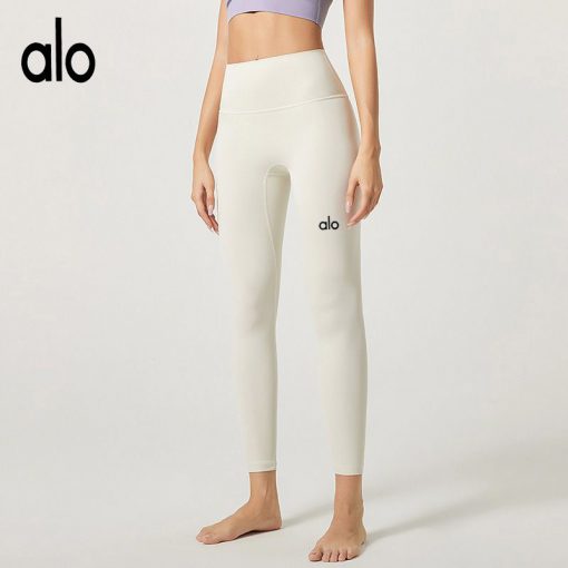 Alo Yoga アロヨガ トレーニングパンツ ハイウエスト トレーニング ヨガウェア レディース リラックスパンツ スポーツ 運動 カジュアル 吸汗速乾
