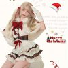 サンタワンピース コスプレ 雪だまる 可愛い レディース 大きいサイズ サンタクロース