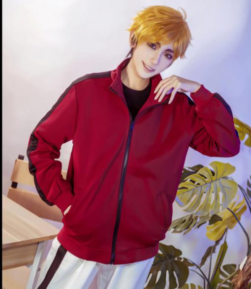 ハイキュー 稲荷崎高校 コスプレ衣装 バレーボール部ジャージ 上下セット ユニフォーム バレー部 制服 バレーボール イベント仮装 トップス+パンツ