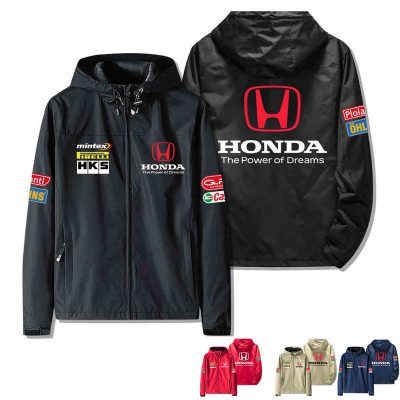 ホンダ honda hks スレーシング ジャケット honda バイクウエアグッズ 防風 長袖 新品