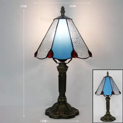 新品 ステンドグラスランプ 電気スタンドアンティークランプ ガラスランプ 寝室暖かいクリエイティブ ライト