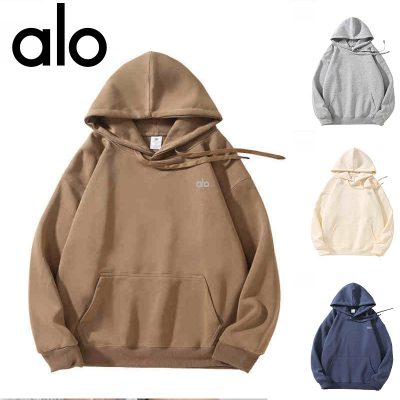 Alo Yoga アロー ヨガ パーカー アロヨガ レディース ランニング トレンドデザイン カジュアルウェア リラックスフィット 春秋 ブラウン グレー ネイビー ベージュ