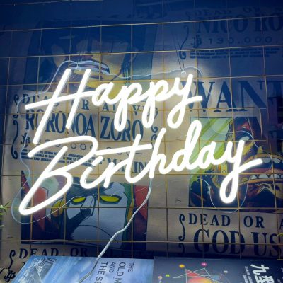 Happy Birthday ネオンサイン LED 冷たい光 個性 デザイン ネオンサイン 居酒屋 喫茶店の装飾 ネオンサイン ネオンライトLEDインテリアライト ネオンラ バー カフェ USB給電