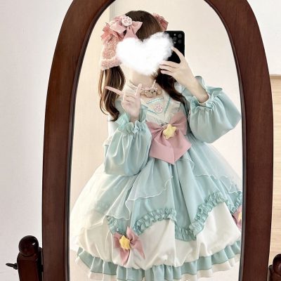 LOLITA ロリータ ワンピース JSK ゴスロリ コスプレ メイド服 コスチューム 文化祭 学園祭 衣装 仮装