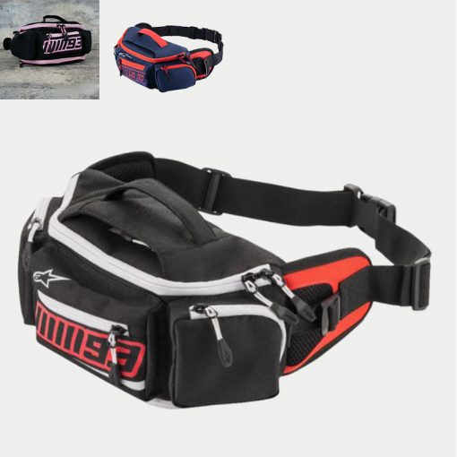 MM93 エムエムキュウサン ウエストバック WAIST BAG コラボ モデル バイク用 多機能 防水 大容量 バイク用 アウトドア 収納 調節可能 スポーツバッグ ブラック ネイビー ピンク