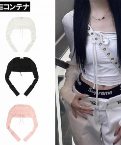 REコンテナ リコンテナ カーディガン 韓国 ファッション 人気 レディース 春夏 ホワイト ブラック ピンク