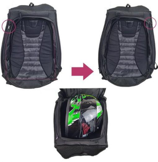 paxton パクストン バイク用リュットバッグ バックパック 防水カバー付き レーシング グッズ 通勤 軽量 耐久性 防水 スポーツバッグ ブラック 収納