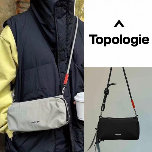 topologie トポロジー ショルダーバッグ 大容量 シンプル 軽量 カジュアル 通勤通学 旅行 ブラック カーキ