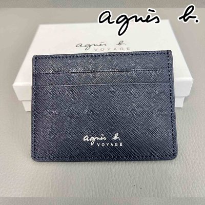 【人気商品】agnes b. アニエスベー カードケース 名刺入れ ケース パスケース カード入れ 定期入れ レディース 本革 スイカ収納 パスモ収納 ブラック ネイビー ピンク ベージュ カーキ レッド