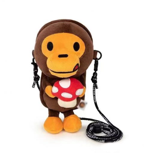 【新品未使用】BABY MILO STORE BABY MILO MOBILE BAG ア ベイシング エイプ バッグ ショルダーバッグ ブラウン