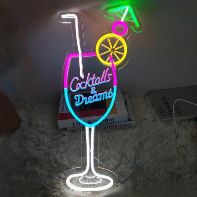 カクテル LED ネオンサイン 個性 デザイン ネオンサイン 居酒屋 喫茶店の装飾 ネオンサイン ネオンライトLEDインテリアライト ネオンラ バー カフェ USB給電