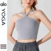 Alo Yoga アロヨガ トップス ブラトップ スポーツブラ タンクトップ キャミ ハーフ レディース ホット ヨガ グレー ピンク