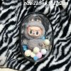 labubu ぬいぐるみ 雨カバー クリアケースのみ1個 可愛い おもちゃ クリア ブラック