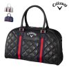 【人気商品】Callaway（キャロウェイ） ゴルフ ボストンバッグ ゴルフ服バッグ 防水PU メンズ・レディース ブラック ホワイト ネイビー