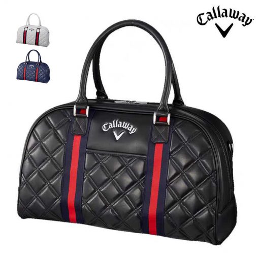 【人気商品】Callaway（キャロウェイ） ゴルフ ボストンバッグ ゴルフ服バッグ 防水PU メンズ・レディース ブラック ホワイト ネイビー