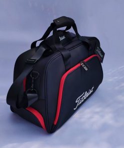 Titleist タイトリスト ゴルフバッグ ダッフルバッグ ブラック レッド スポーツ バッグ トラベル 旅行 ゴルフ練習 大容量