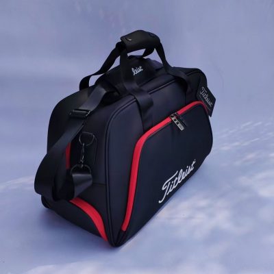 Titleist タイトリスト ゴルフバッグ ダッフルバッグ ブラック レッド スポーツ バッグ トラベル 旅行 ゴルフ練習 大容量