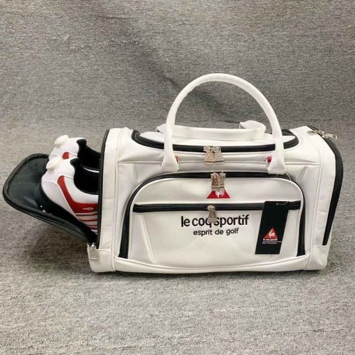 le coq sportif golf ルコックゴルフ ボストンバッグ 防水・シューズ収納ポケット付き 衣類収納バッグ ゴルフ用