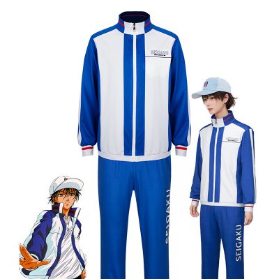 テニスの王子様 青学ジャージ 越前リョーマ 運動服 コスプレ衣装 上下セット コスチューム イベント仮装 Cosplay 青学ユニフォーム校着 トップス+パンツ