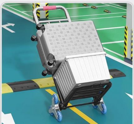 トロリー 折りたたみ トロリー プルグッズ 軽量 折り畳み式 移動 フラットベッドトレーラーオフィス ショッピングカート 携帯荷物車 シニア旅行ショッピング 小さなトレーラー