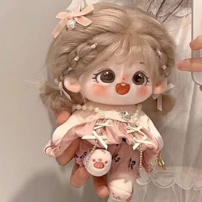 20cm 綿花の人形 コットンドール 服 ぬいぐるみ 服かわいい男の子 女の子 着せ替え人形 日常服人形