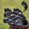 PXG GOLF ピーエックスジー ゴルフ アイアンカバー ヘッドカバー 10枚セット ホワイト 送料無料 大人気 ゴルフクラブ アクセサリー 保護