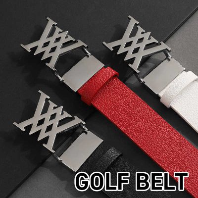 ANEW GOLF アニュー ゴルフ ベーシック ベルト 本革製 メンズ用 シンプルデザイン 3色展開