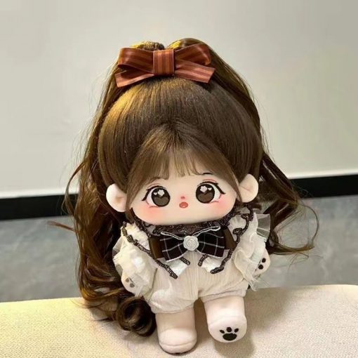 20cm 綿花の人形 コットンドール 服 ぬいぐるみ 服かわいい男の子 女の子 着せ替え人形 日常服人形