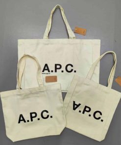 レディース APC Tote bag トートバッグ ホワイト アーペーセー バッグ ネイビー ビジネスバッグ 通勤バッグ A4 軽量 ママバッグ ﻿ 大きめ クリスマス プレゼント レディース シンプル カジュアル