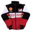 フェラーリ Ferrari ジャケット F1 レーシング レッド 刺繍ロゴ ジャケット レッド 中綿入り 防風 防寒 おしゃれ アウター