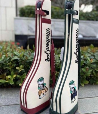 人気商品 malbon golf マルボンゴルフ キャディバッグ ゴルフバッグ スタンド ハーフケース キャディバッグ 自立型 防水 耐摩耗性