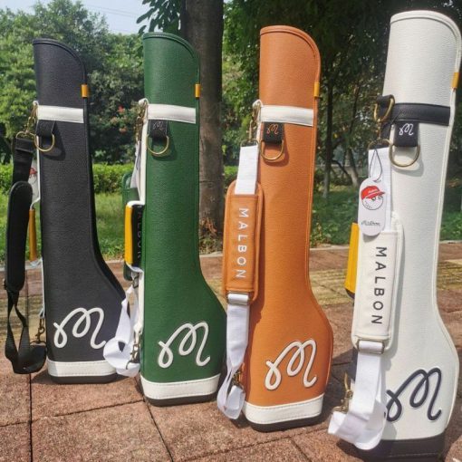 malbon golf マルボンゴルフ キャディバッグ 自立型 ゴルフバッグ グリーン&マルボンゴルフ 安定感 防水耐摩耗性 撥水性 練習用