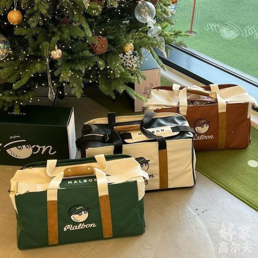 人気商品 malbon golf マルボンゴルフ ボストンバッグ 大容量 ハンドバッグ 防水 耐摩耗性