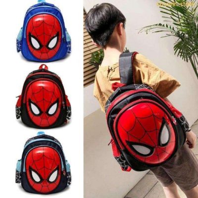 スパイダーマンリュック キッズ 男の子 女の子 3D 立体デザイン 可愛い キッズリュック リュックサック 軽量 保育園 幼稚園 小学生 通学 遠足 旅行 可愛い 限定