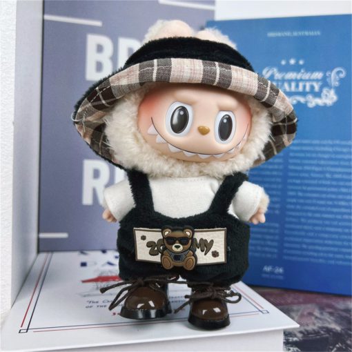 Labubu ぬいぐるみ おしゃれ 衣装セット かわいい 子供服 セットアップ カジュアル ユニークコーディネート 可愛い人形服