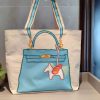 My Other Bag マイアザーバッグ トートバッグ 大容量 カジュアル キャンバス ユニーク 新デザイン 2024秋冬 おしゃれ 旅行 人気 ホワイト 収納力抜群 普段使い おしゃれ ブルー