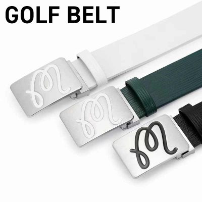 malbon golf ベーシック ベルト 本革製 メンズ用 シンプルデザイン 3色展開 おしゃれスタイル