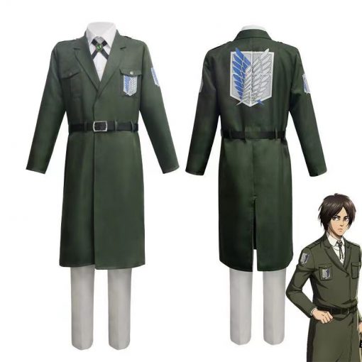進撃の巨人 コスプレ衣装 5点セットThe Final Season コスプレ 衣装 コート ミリタリー 調査兵団 軍服 コスチューム コスプレ衣装 コスチューム 演出服 アニメ ゲーム ハロウィン cosplay 変装